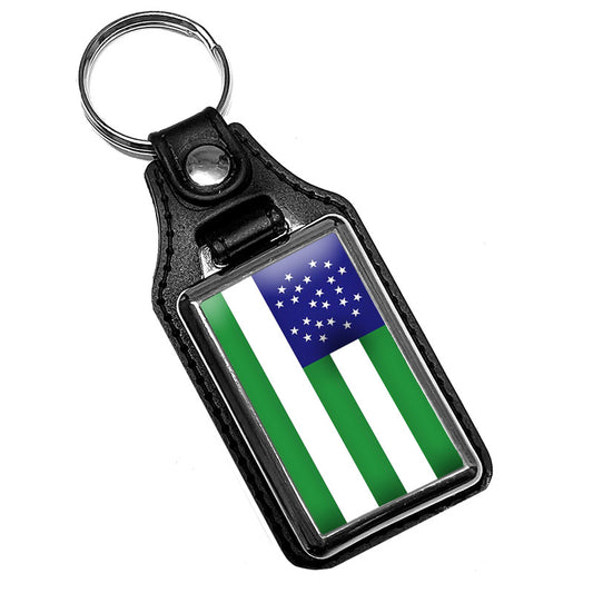 KR-330 Key Ring - Law Enforcement New York PD Flag