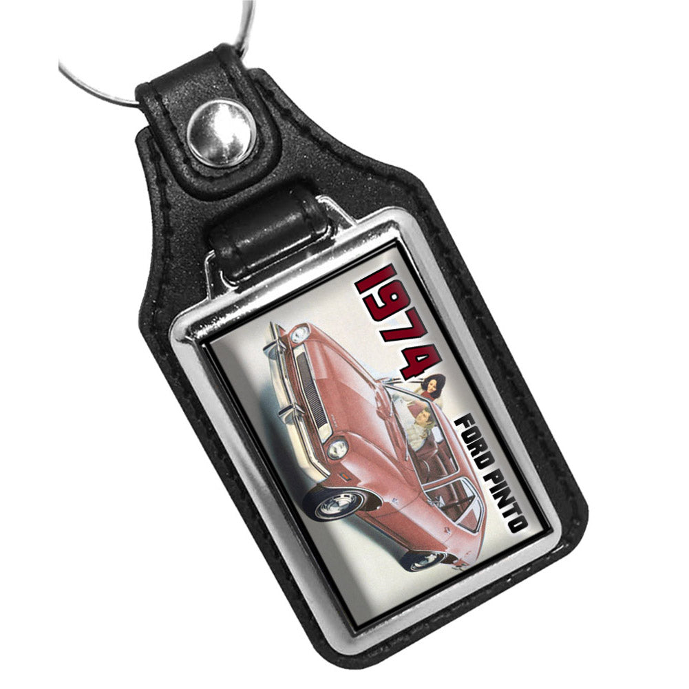 KR-3304 Key Ring - Classic 1974 Red Ford Pinto