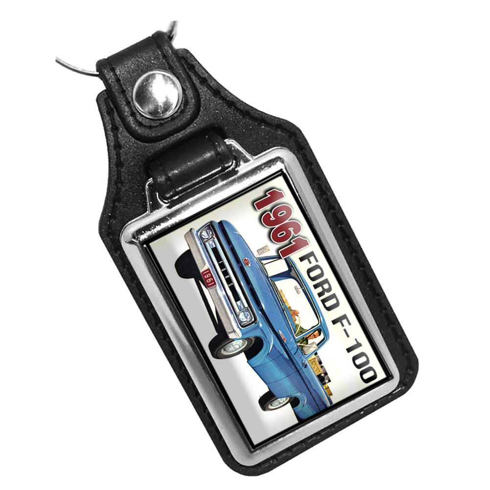KR-3357 Key Ring - Classic 1961 Ford F100 Pick Up Truck