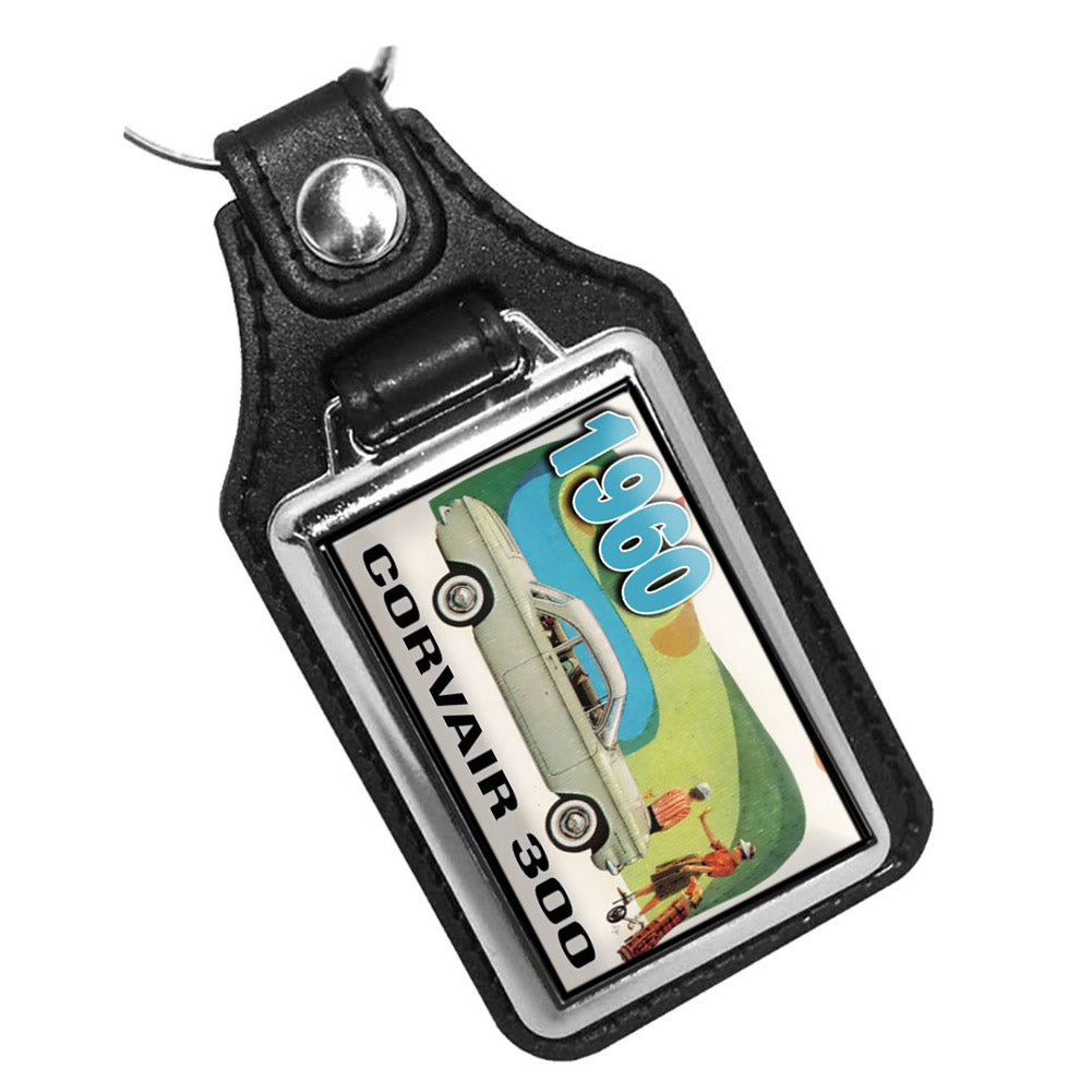 KR-3361 Key Ring - Classic 1960 Chevrolet Corvair 300 Design