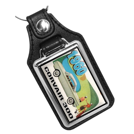 KR-3361 Key Ring - Classic 1960 Chevrolet Corvair 300 Design