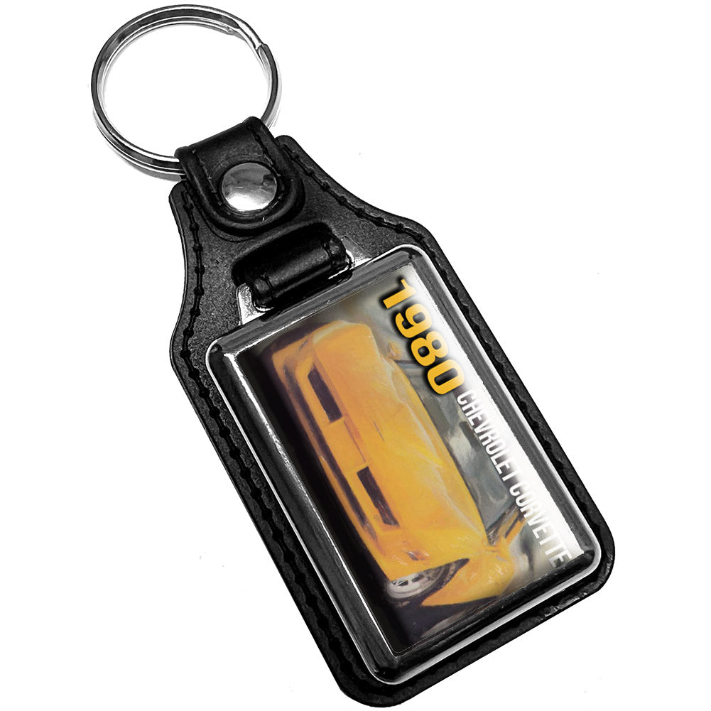 KR-3378 Key Ring - Classic 1980 Chevrolet Corvette Stingray