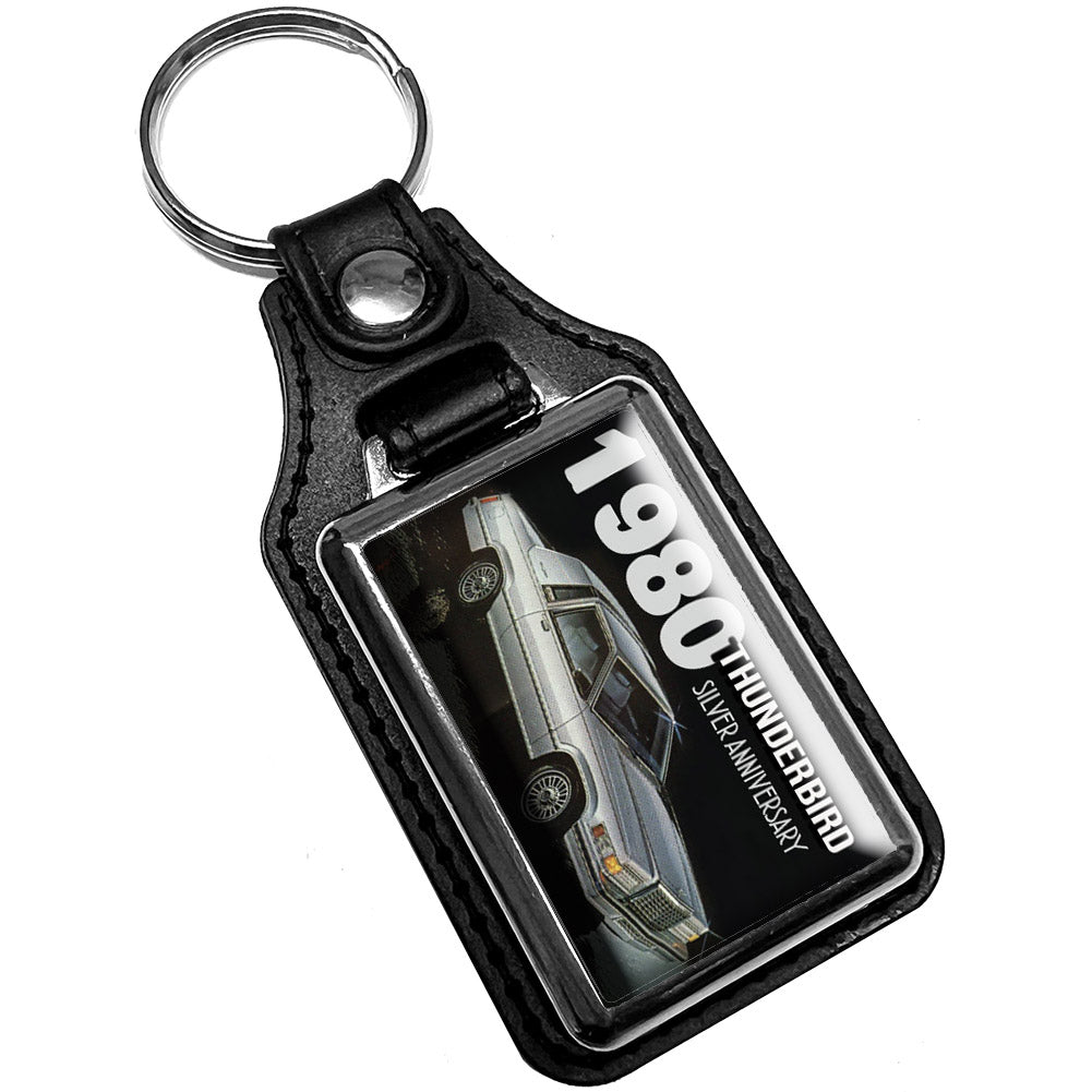 KR-3389 Key Ring - Classic 1980 Ford Thunderbird Advertisement