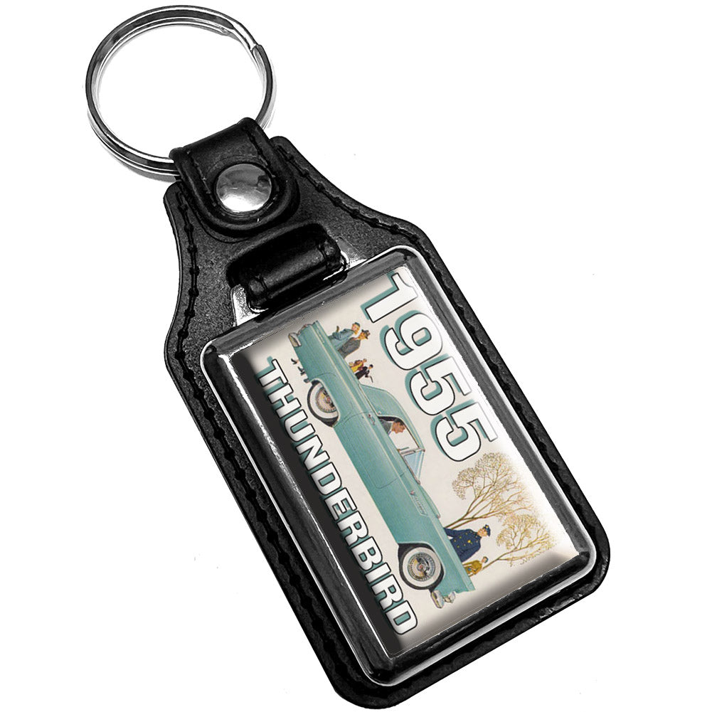 KR-3390 Key Ring - Classic 1955 Ford Thunderbird Advertisement