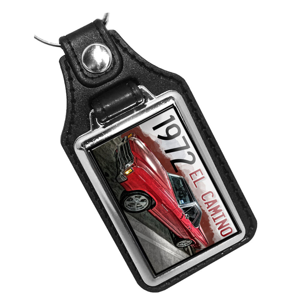 KR-3398 Key Ring - Classic 1972 El Camino Pick Up Truck Design
