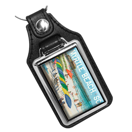 KR-3402 Key Ring - Artist Ron Williams Myrtle Beach SC Pier