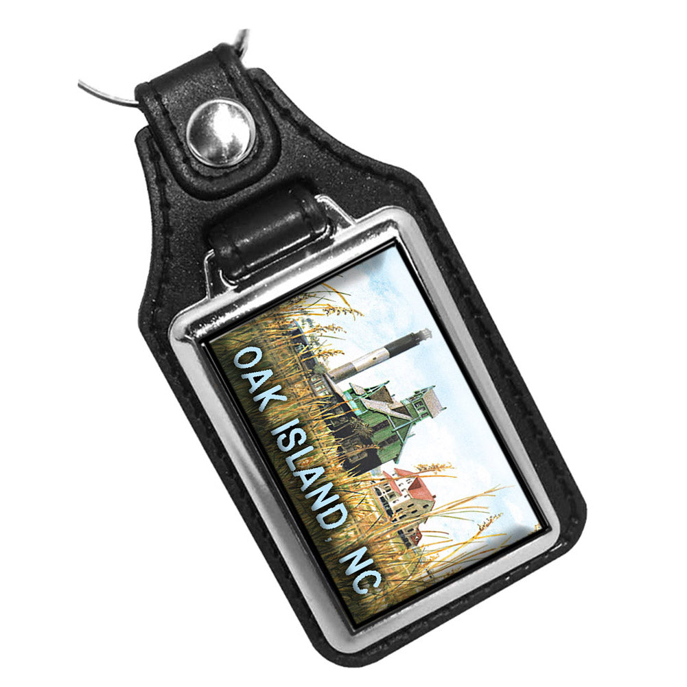KR-3403 Key Ring - Artist Ron Williams Oak Island Lighthouse NC