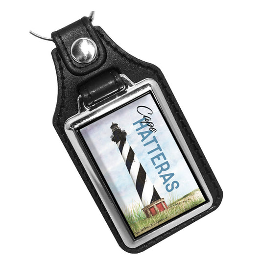 KR-3411 Key Ring - Artist Ron Williams Cape Hatteras NC Lighthouse