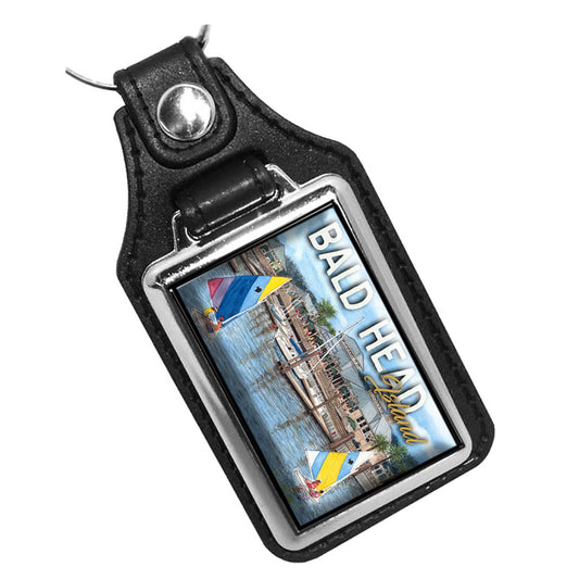 KR-3420 Key Ring - Artist Ron Williams Bald Head Island Marina