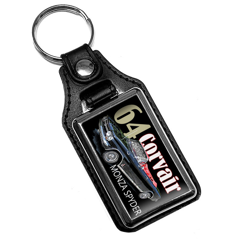 KR-388 Key Ring - Classic 1964 Corvair Monza Spyder Convertible