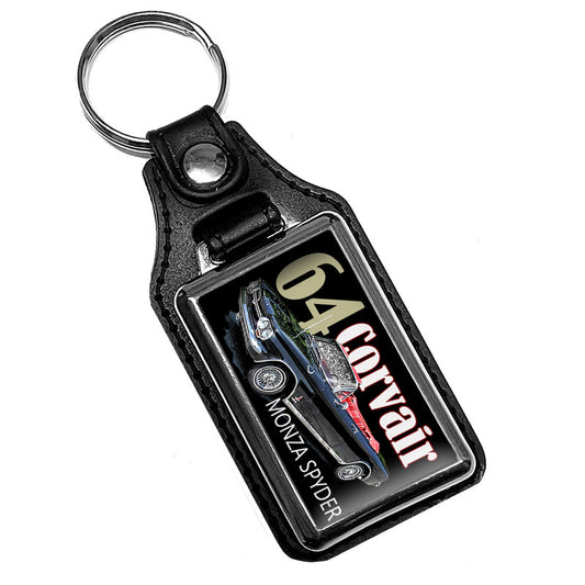 KR-388 Key Ring - Classic 1964 Corvair Monza Spyder Convertible
