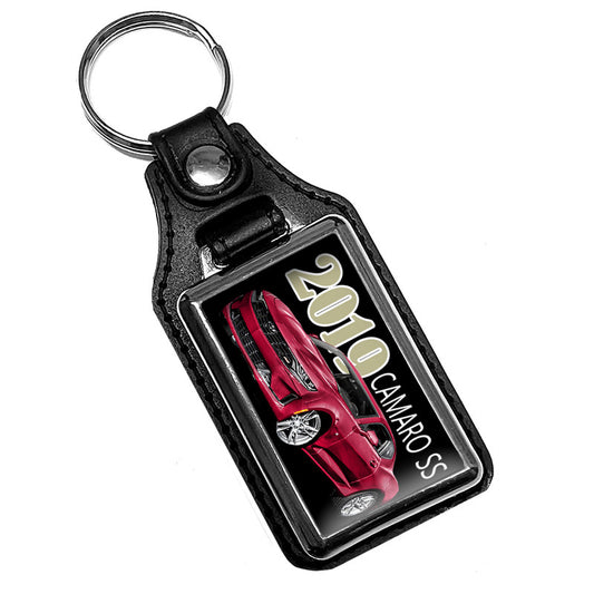 KR-392 Key Ring - Classic 2019 Dark Red Camaro SS Super Sport