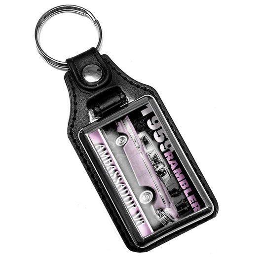 KR-493 Key Ring - Classic 1959 Rambler Ambassador V8