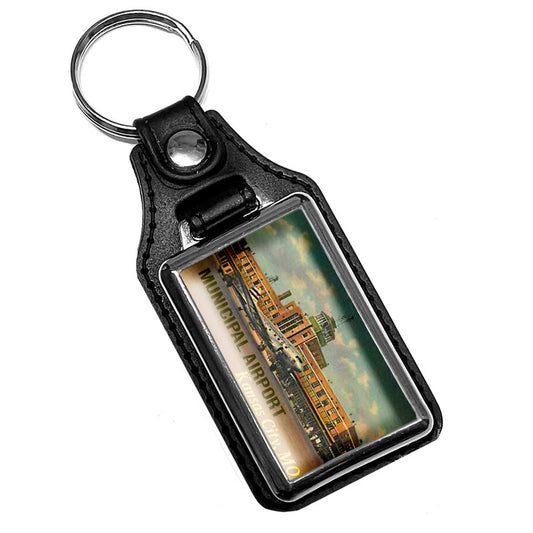 KR-616 Key Ring - Kansas City Airport Vintage Design