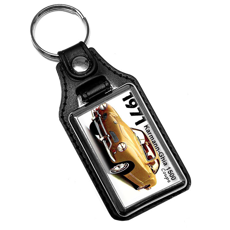 KR-620 Key Ring - Classic 1971 Karmann Ghia 1500 Coupe