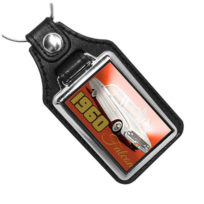 KR-709 Key Ring - Classic 1960 Ford Flacon Sedan