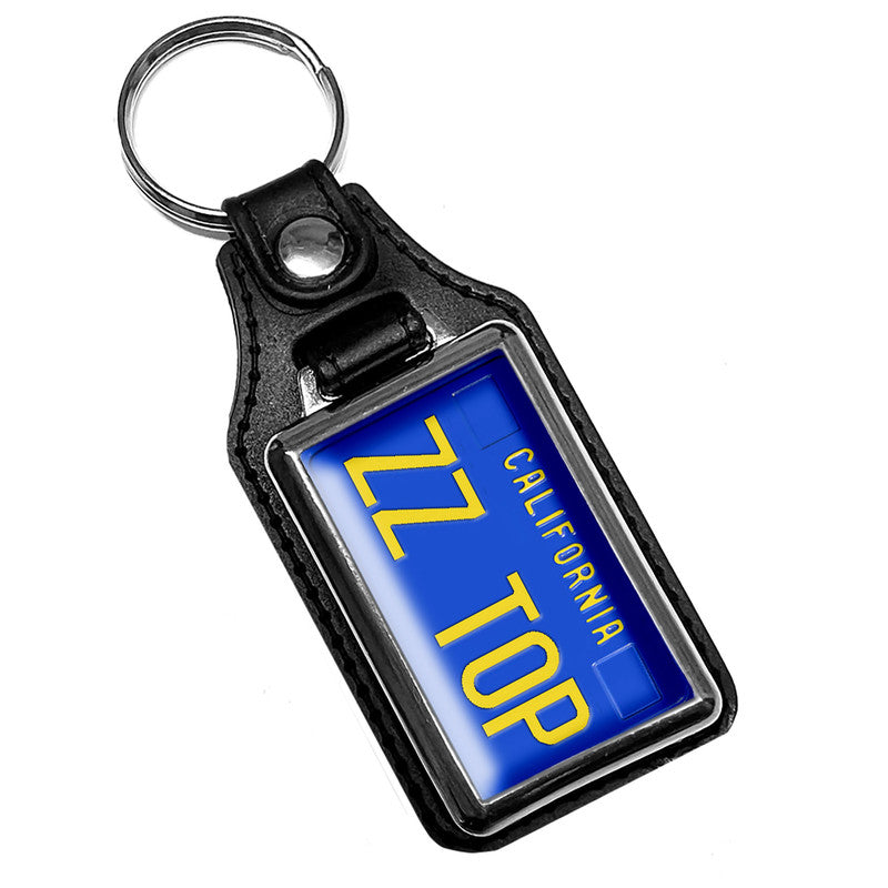 KR-738-4 Key Ring - California Popular Rock and Roll Bands ZZ Top