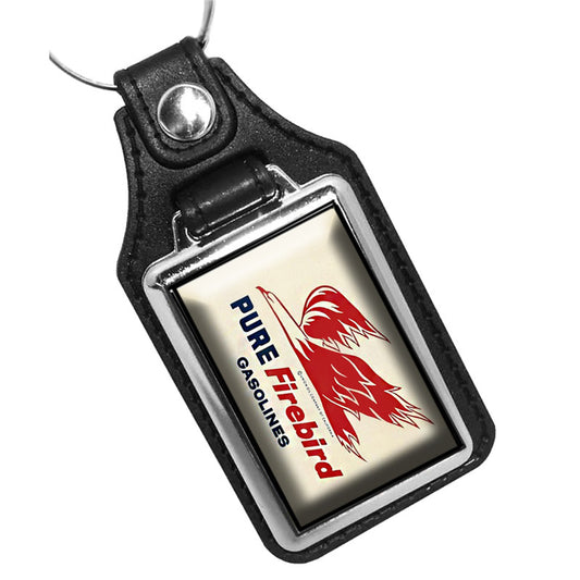 KR-812 Key Ring - Vintage Pure Oil Firebird Gasoline Design