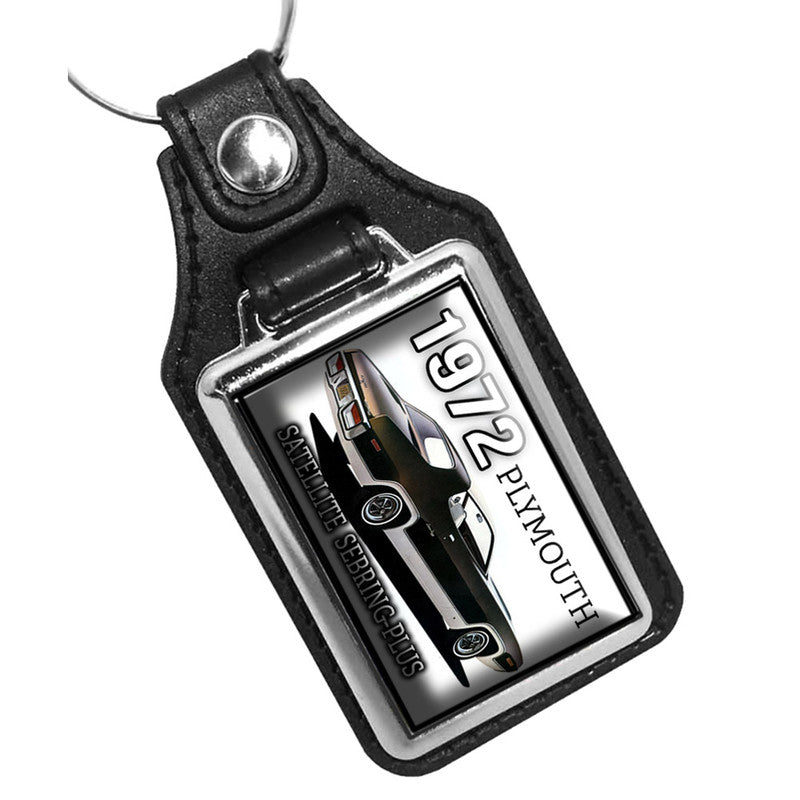 KR-889 Key Ring - Classic 1972 Plymouth Satelite Sebring Car