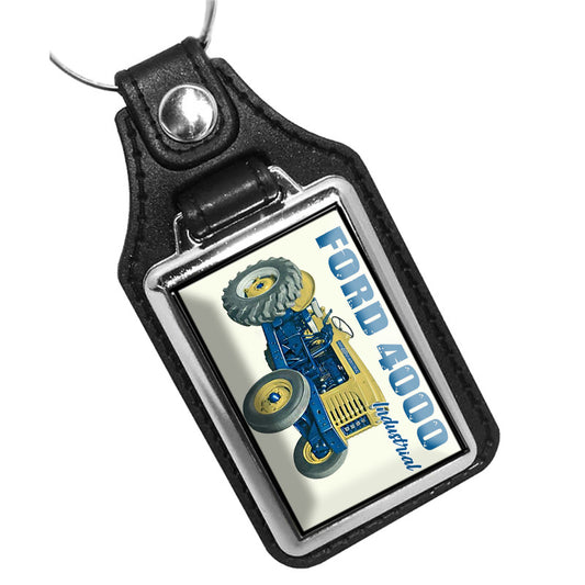KR-938 Key Ring - Classic Ford Farm Tractor 400 Industrial