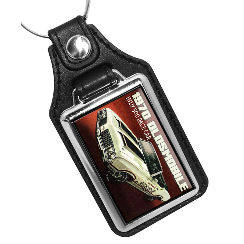 KR-942 Key Ring - Classic 1970 Oldsmobile Cutlass Indy 500 Pace Car