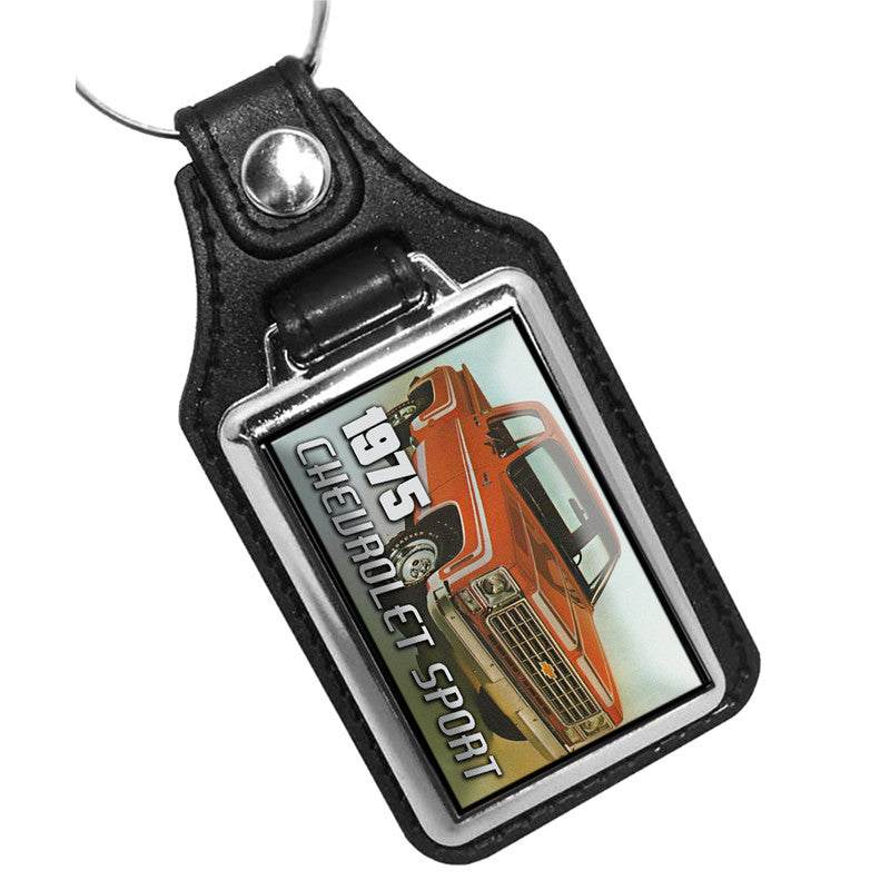 KR-953 Key Ring - Classic 1975 Chevrolet Custom Sport Pick Up Truck