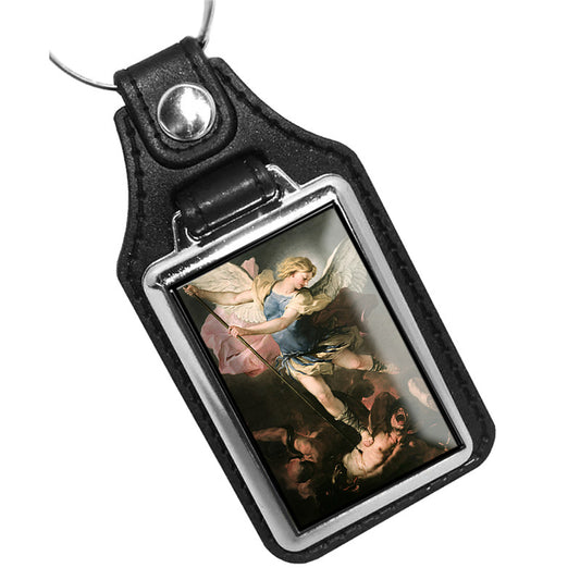 KR-976 Key Ring - St. Michael Patron Saint of law Enforcement