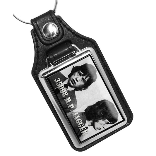 KR-978 Key Ring - Mick Jagger Mugshot Rolling Stones Music
