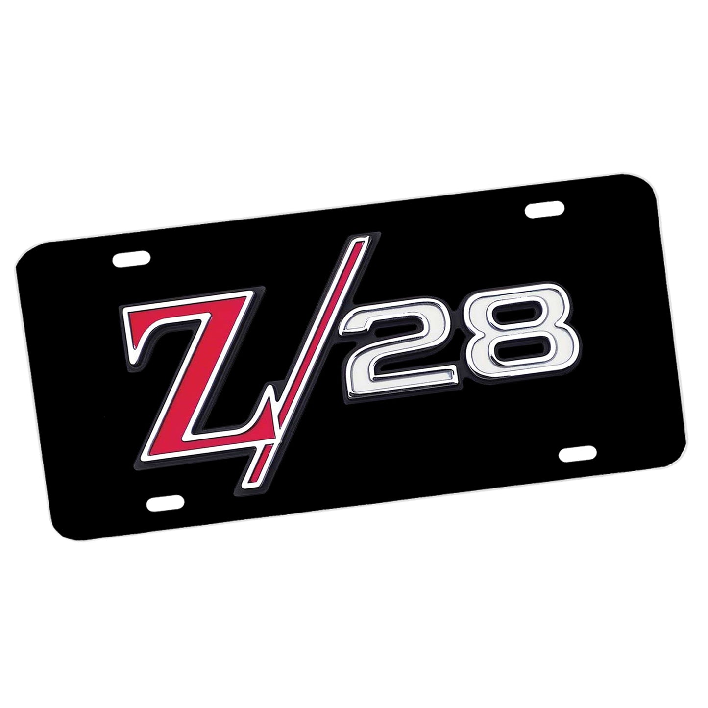 LP-006-2 License Plate - Classic 1969 Camaro Z/28 Muscle Car Black