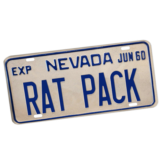 LP-042-2 License Plate - Las Vega Show Act with the Rat Pack Nevada