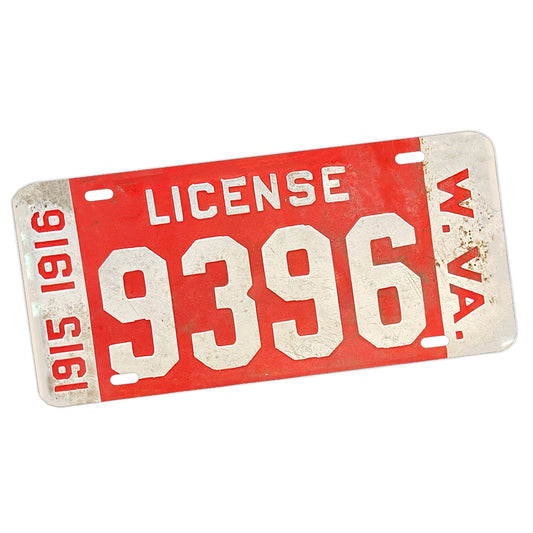 LP-044 License Plate - Reproduction 1915 West Virginia License Plate