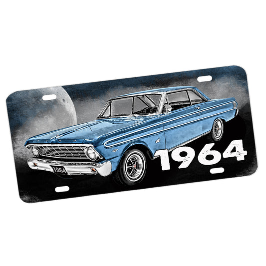 LP-056 License Plate - Classic 1964 Ford Falcon Collector Car
