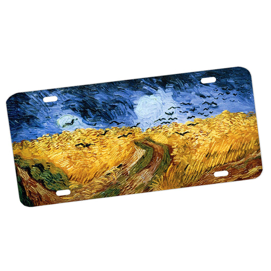 LP-057 License Plate - Classic art by Van Gogh Starry Night