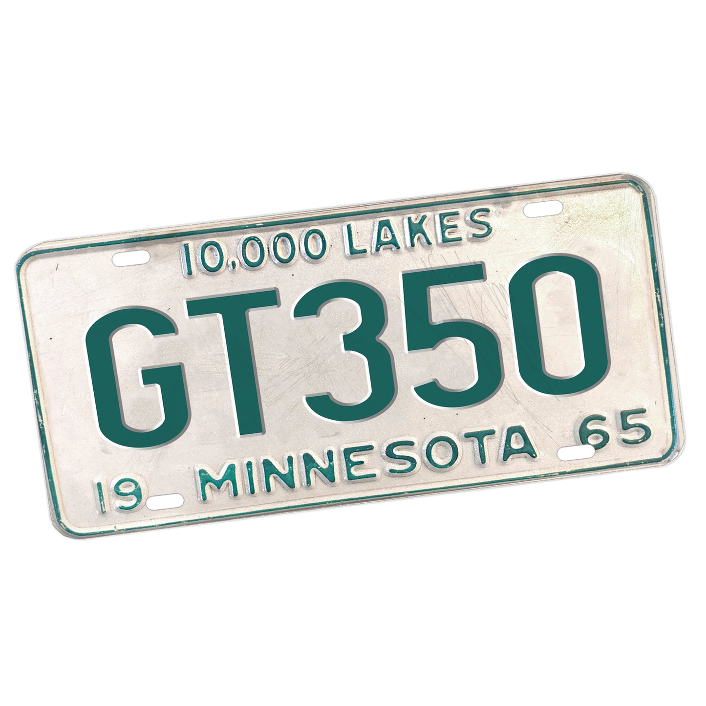 LP-061-1 License Plate - Vintage Design 1969 Minnesota GT350 Mustang