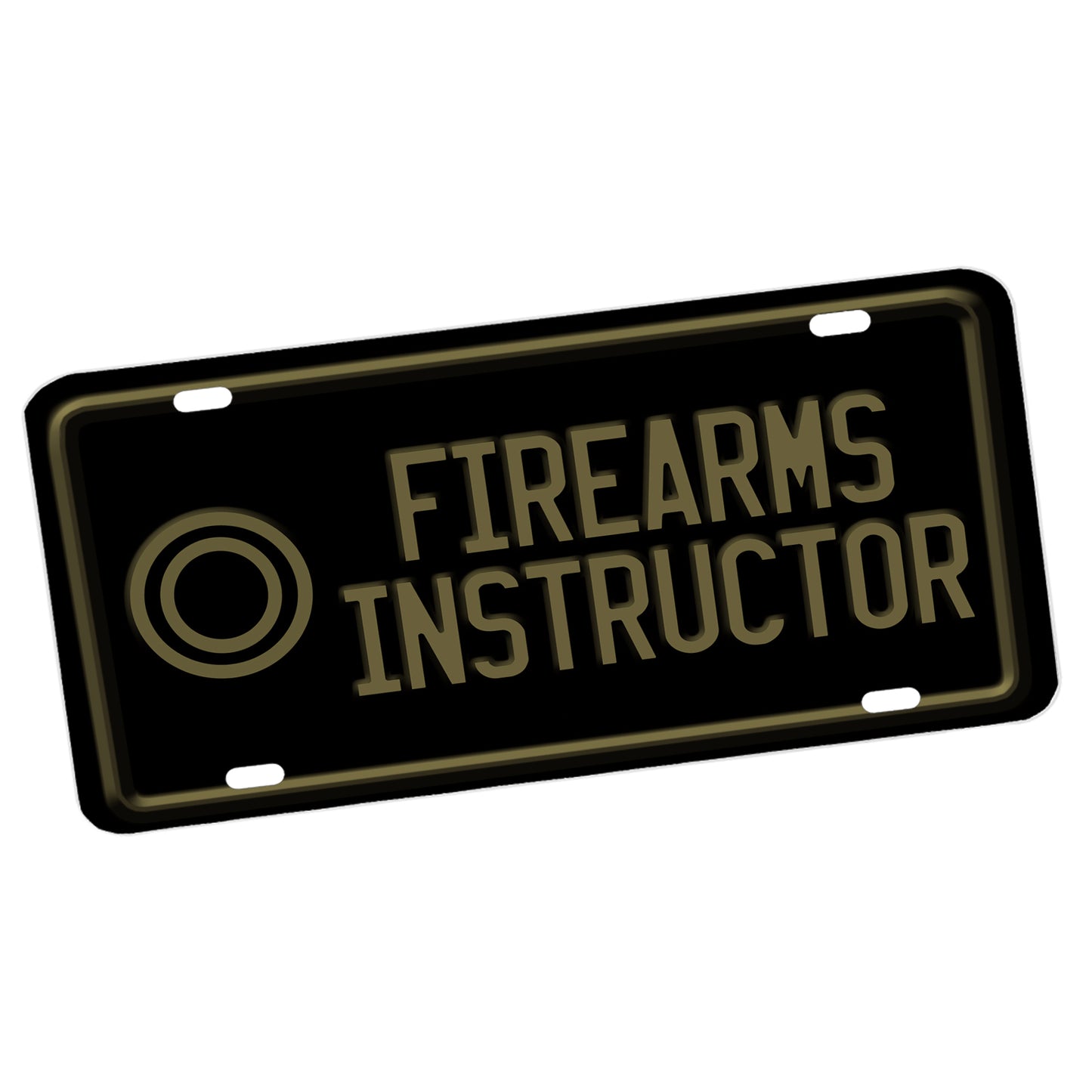 LP-070 License Plate - Law Enforcement Military Firearms Instructor