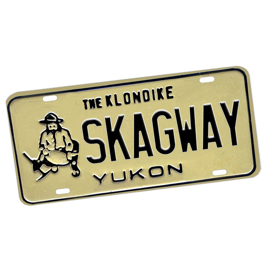 LP-071-4 License Plate - 1985-1990 The Klondike Yukon Skagway Design