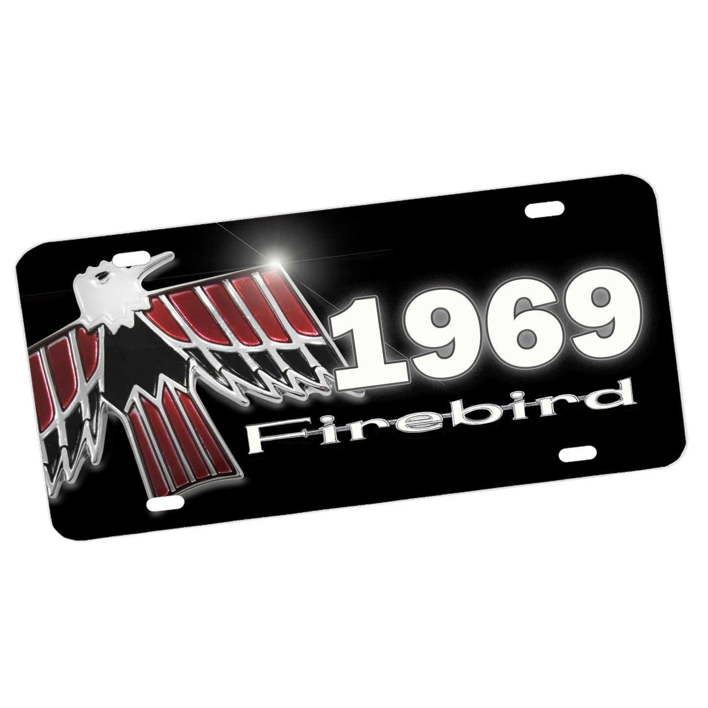 LP-072 License Plate - First Generation Pontiac Firebird 1967 through 1968