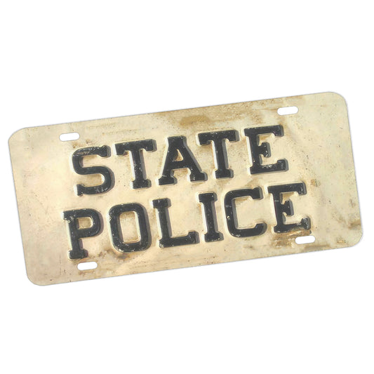 LP-076 License Plate - Law Enforcement Virginia State Police Design