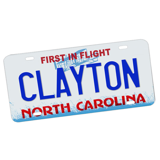 LP-079 License Plate - North Carolina Sand Hills Towns and Cities