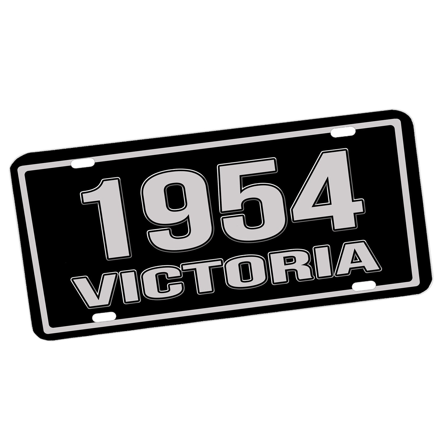 LP-089 License Plate - Classic Ford Victoria Model Year 1952 through 1954
