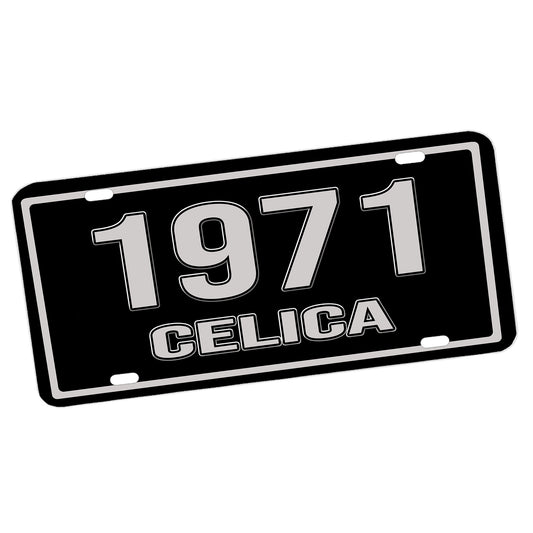 LP-092 License Plate - Classic Toyota Celica Model Years 1971 through 1985