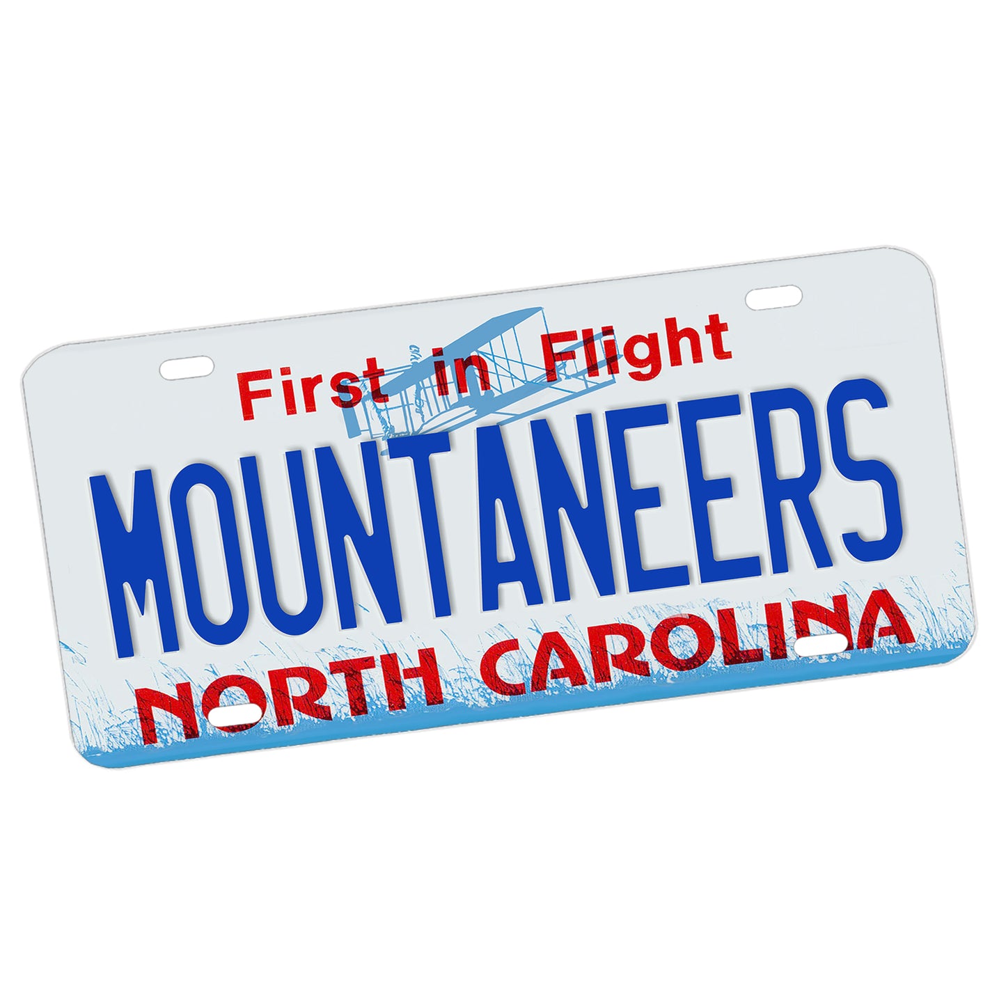 LP-1015-7 North Carolina - License Plate First In Flight Mountaineers