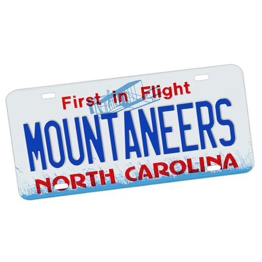 LP-1015-7 North Carolina - License Plate First In Flight Mountaineers