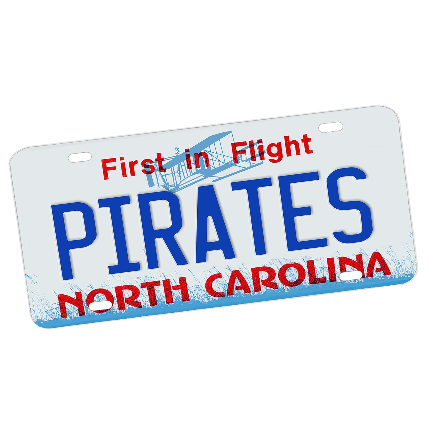 LP-1015-8 North Carolina - License Plate First In Flight Pirates