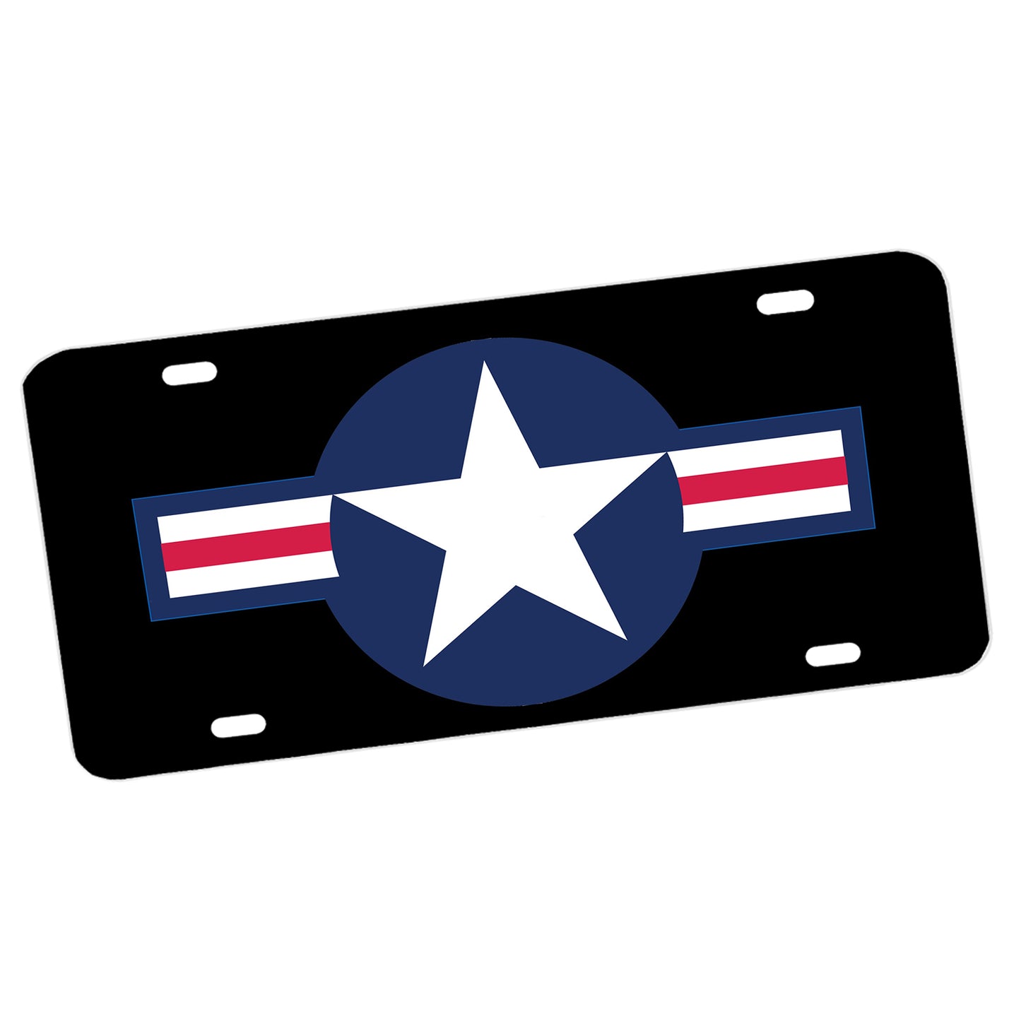 LP-1102 License Plate - Air Force Roundel Design