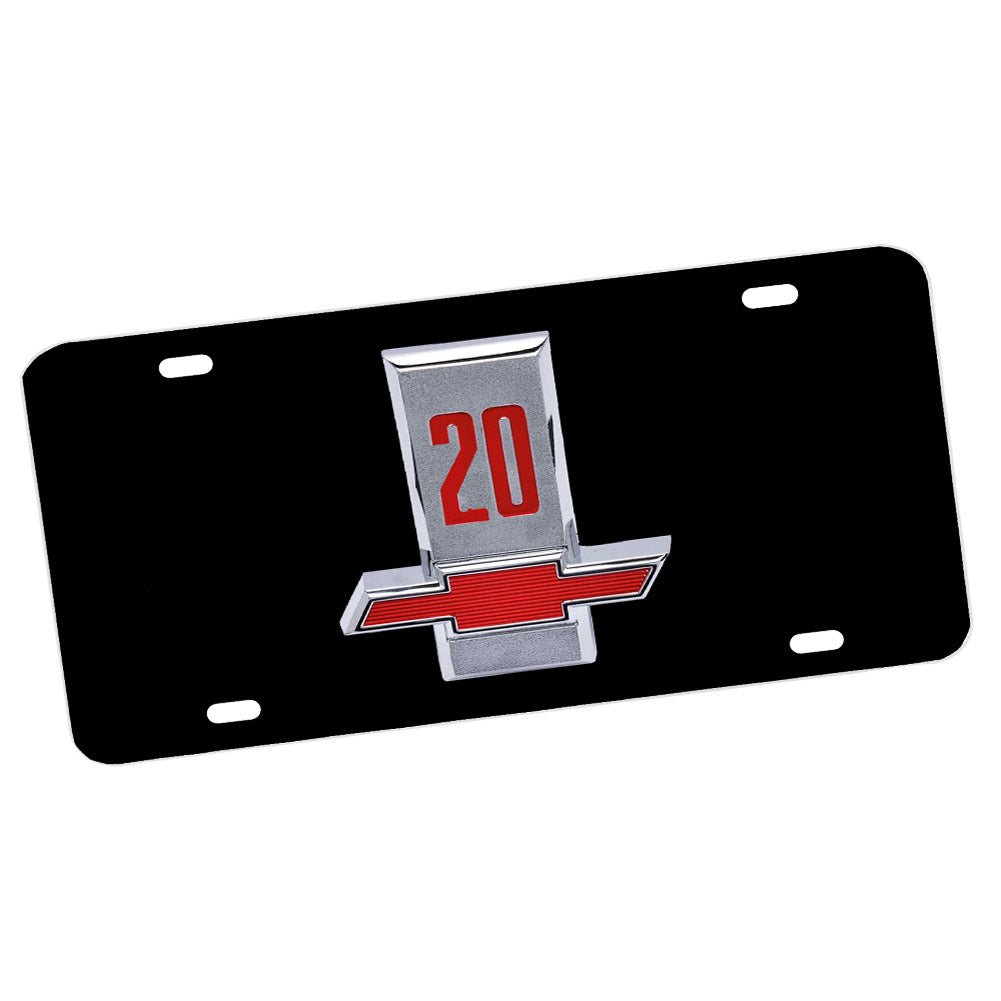 LP-122-20 Aluminum License Plate 1963 Chevrolet C20 Pick Up Sign