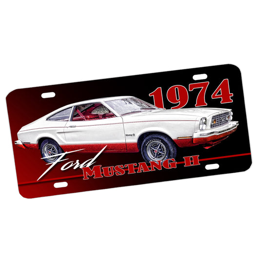 LP-1303 License Plate - Mustang 1974 II Classic Car