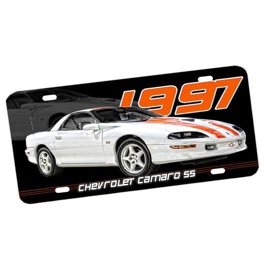 LP-1304 License Plate - Camaro 1997 SS Super Sport