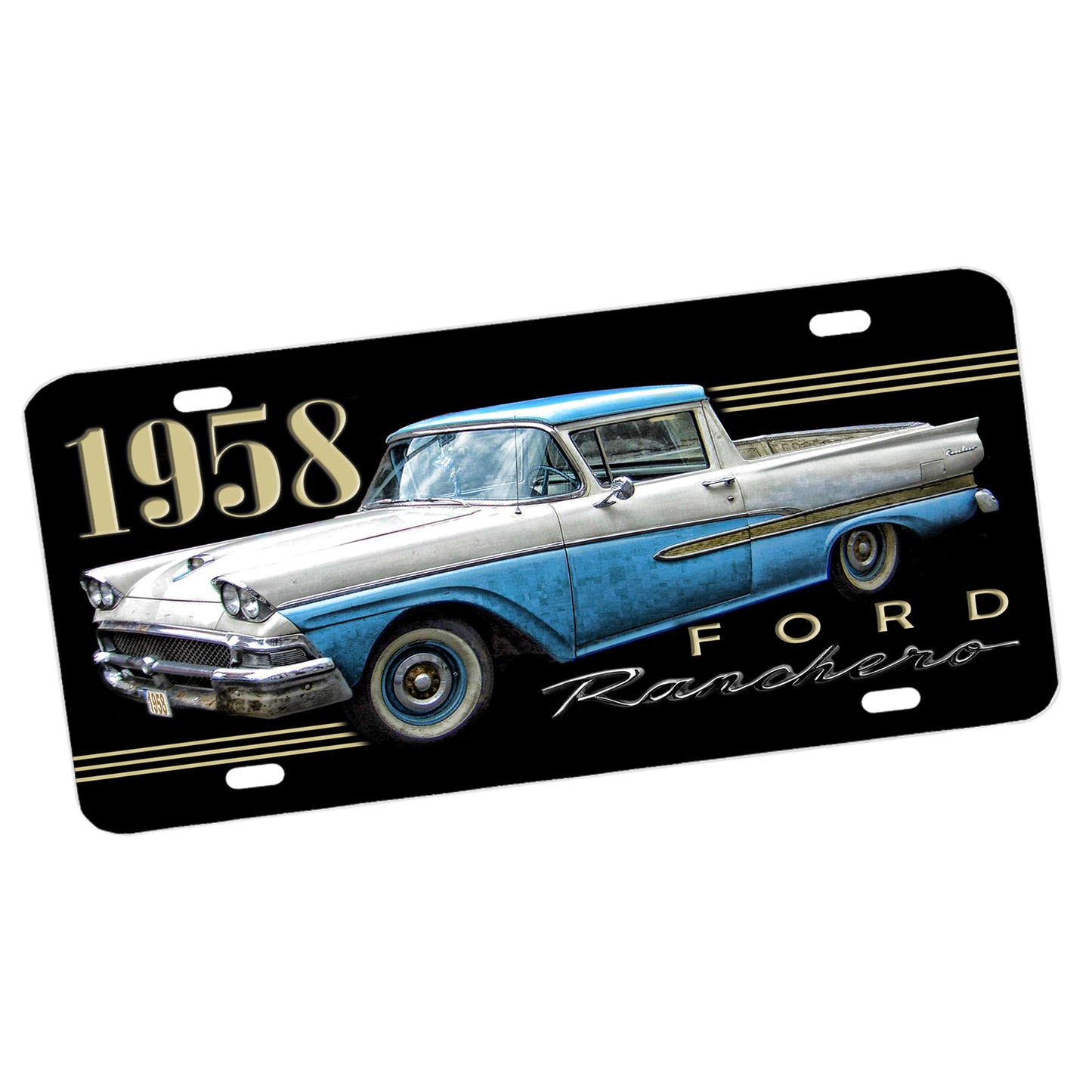 LP-1347 License Plate - Ranchero 1958 Ranchero Truck