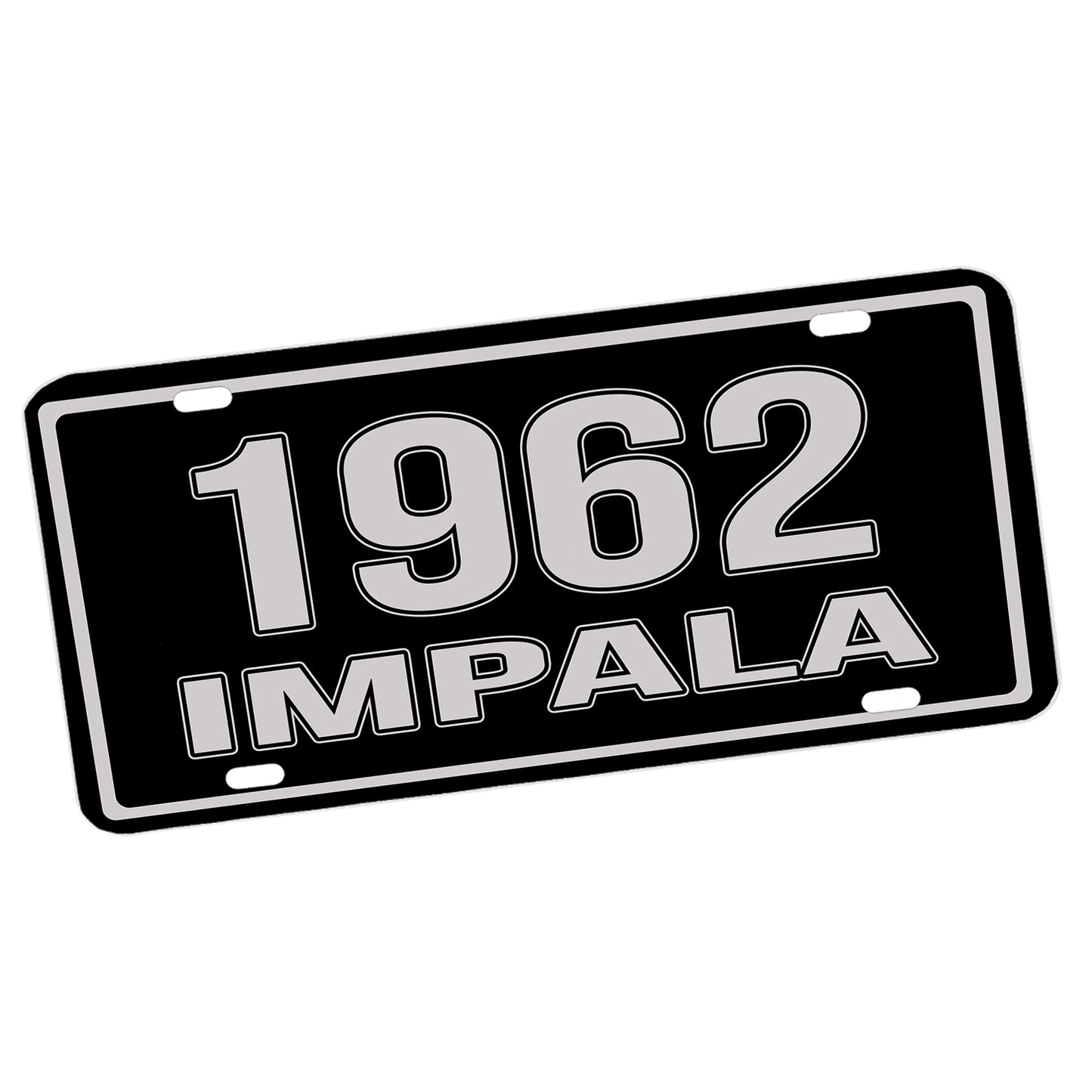 LP-303-Third Generation 1961-1962 Chevrolet Impala License Plate